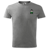 Da Oid Sinzer Bulldog T Shirt Kinder Grau Meliert Holzweg Front